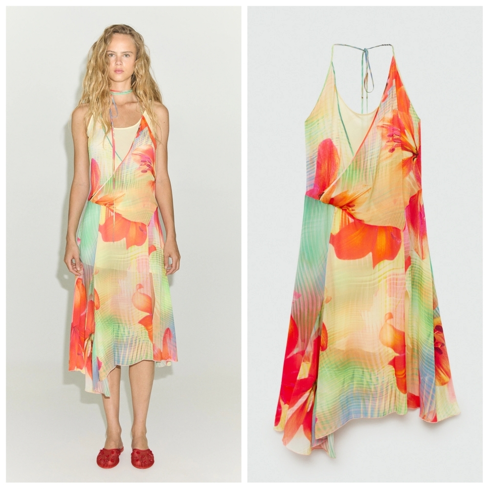 MANGO Asymmetrical Dress
